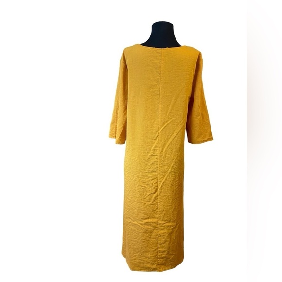 Yellow Traditional Ethnic Long Dress - Picture 8 of 16